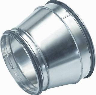 Verloopstuk 150-100mm staalverzinkt